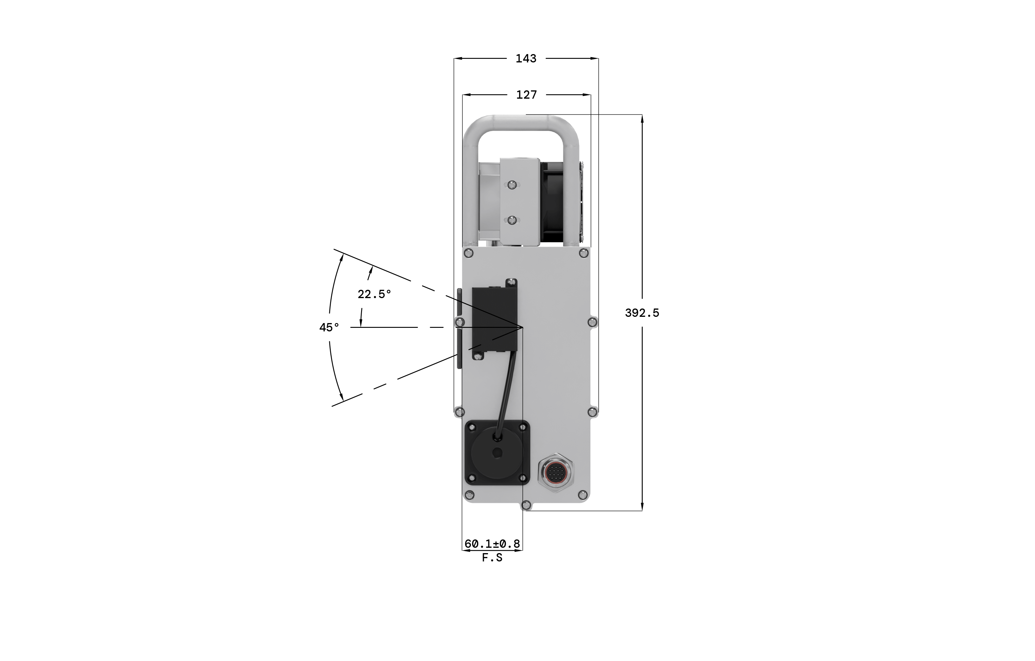 Integrated X-Ray Source Dimensions